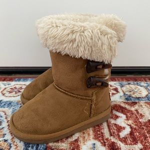 toddler girls button boot size 7